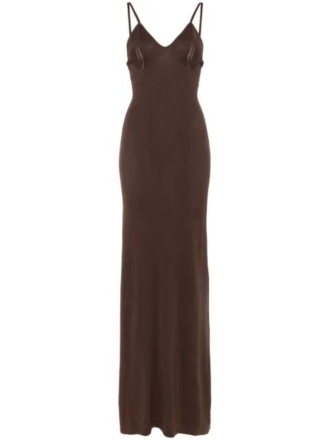 knitted maxi dress by AYA MUSE