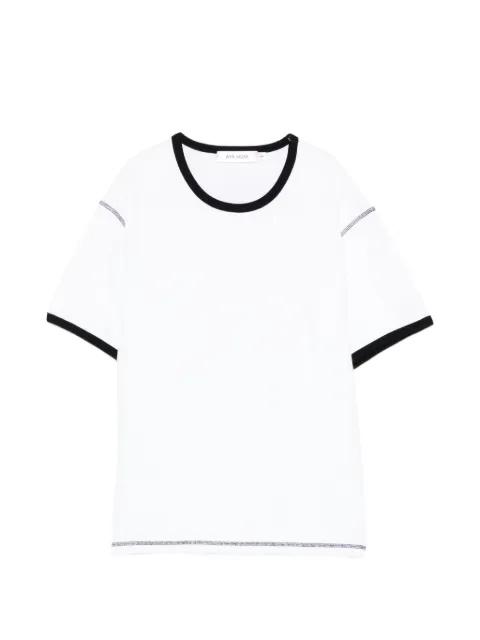 waffle trim T-shirt by AYA MUSE