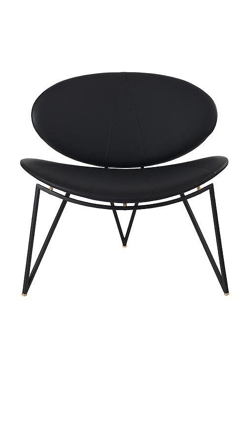 AYTM Semper Lounge Chair in Black by AYTM