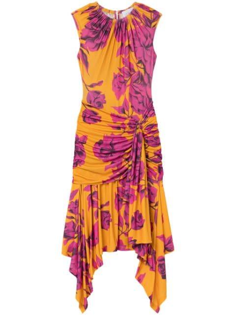 Bird Of Paradise draped dress by AZ FACTORY