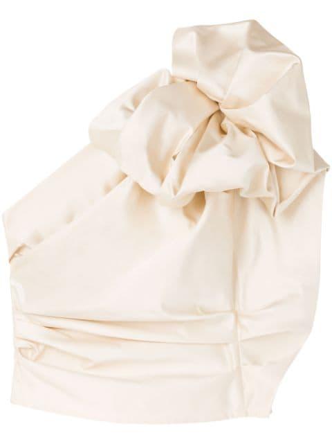 Wisteria flora-ruffle top by AZ FACTORY