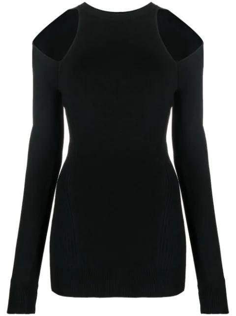 cut-out long-sleeve top by AZ FACTORY