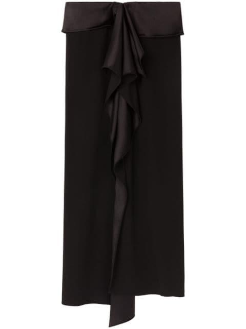 ruffled midi skirt by AZ FACTORY