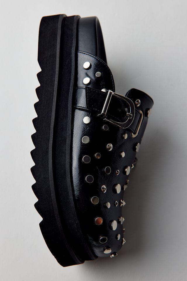 Azalea Wang Billie Studded Platform Clogs by AZALEA WANG