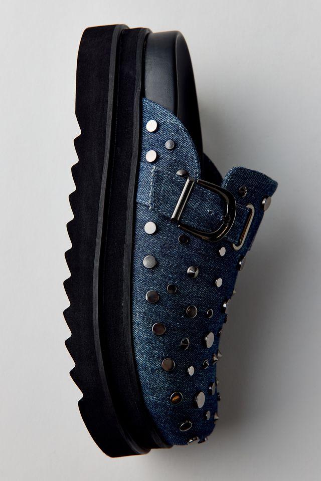 Azalea Wang Billie Studded Platform Clogs by AZALEA WANG