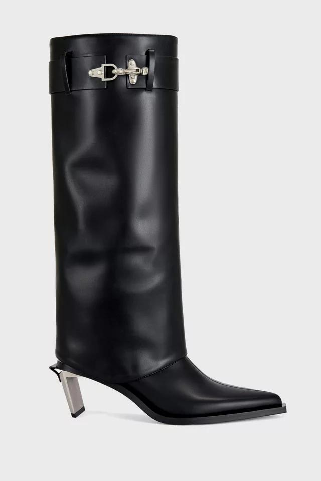 Azalea Wang Chrono Metal Heeled Boot by AZALEA WANG