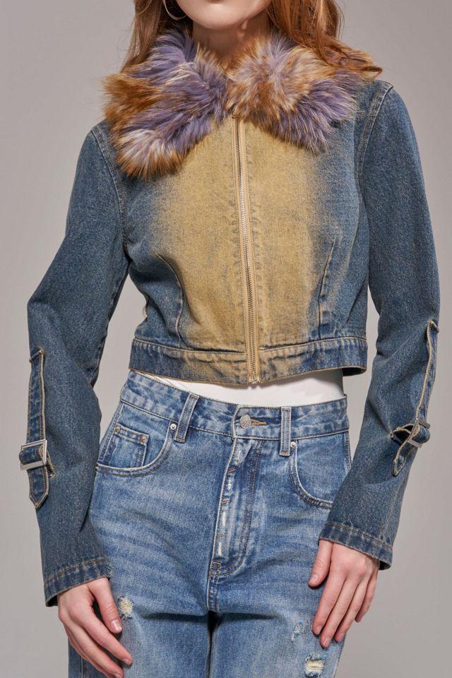 Azalea Wang Coralyn Denim Jacket by AZALEA WANG
