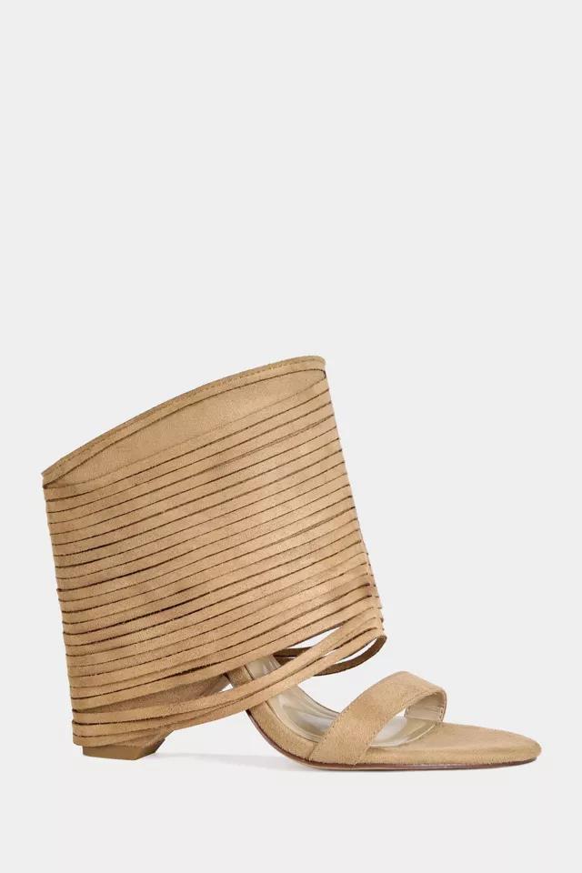 Azalea Wang Dreia Block Sandal Heel by AZALEA WANG