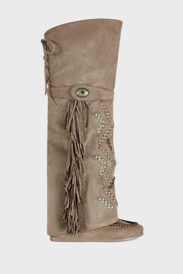 Azalea Wang Edmund Flat Moccasin Boot by AZALEA WANG