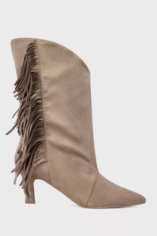 Azalea Wang Sariah Fringe Bootie by AZALEA WANG