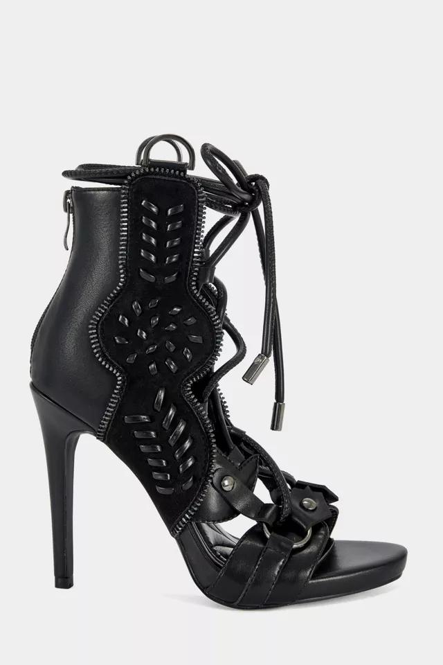 Azalea Wang Shainia Gladiator Sandal Bootie Heel by AZALEA WANG