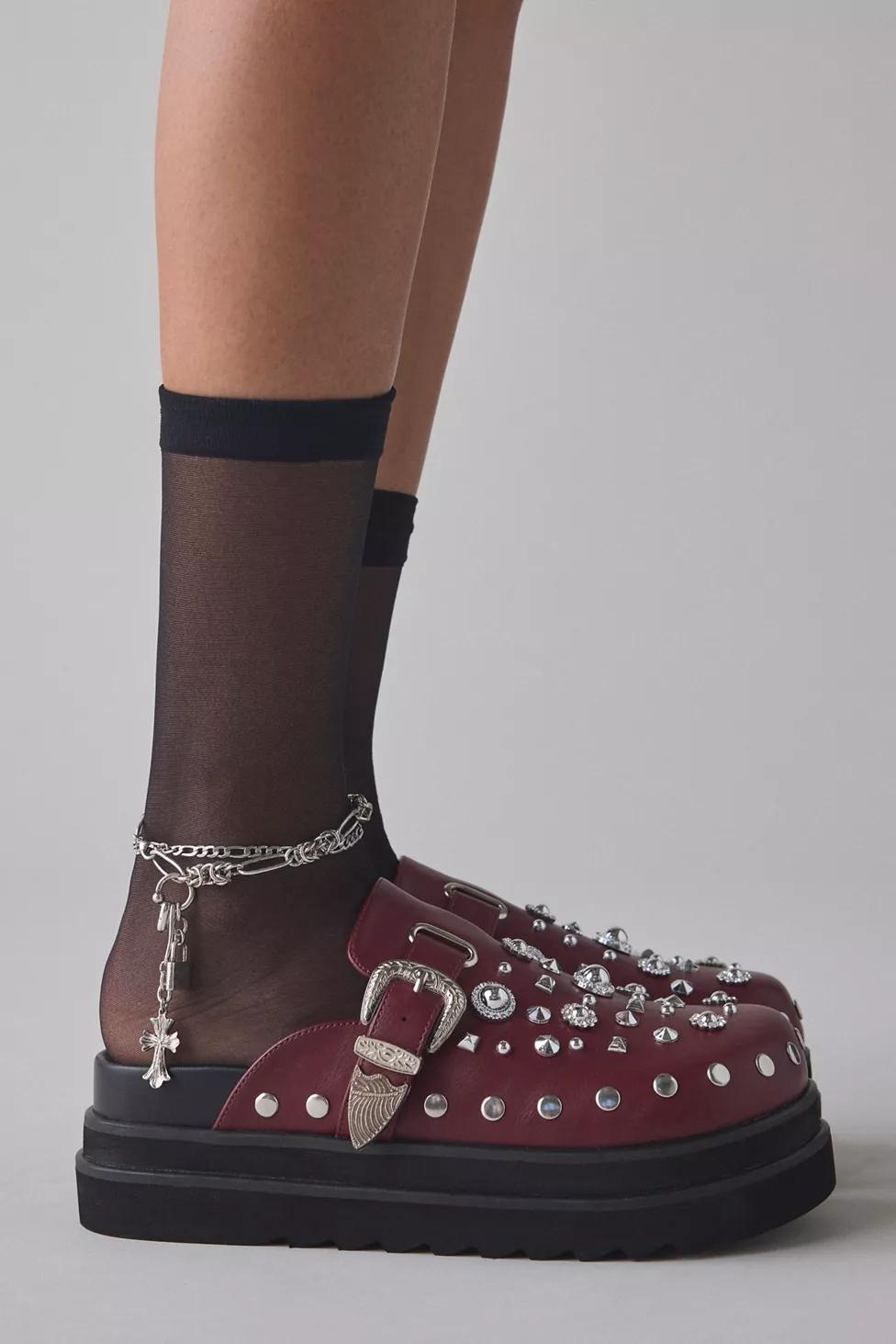 Azalea Wang Swiftly Studded Platform Clog by AZALEA WANG Azalea Wang Swiftly Studded Platform Clog by AZALEA WANG