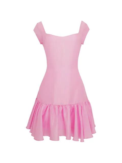 Arti raw silk mini dress by AZEEZA
