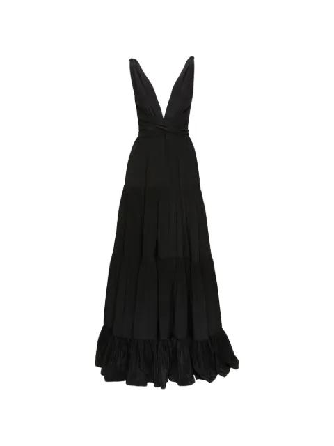 Callan V-neck maxi dress by AZEEZA