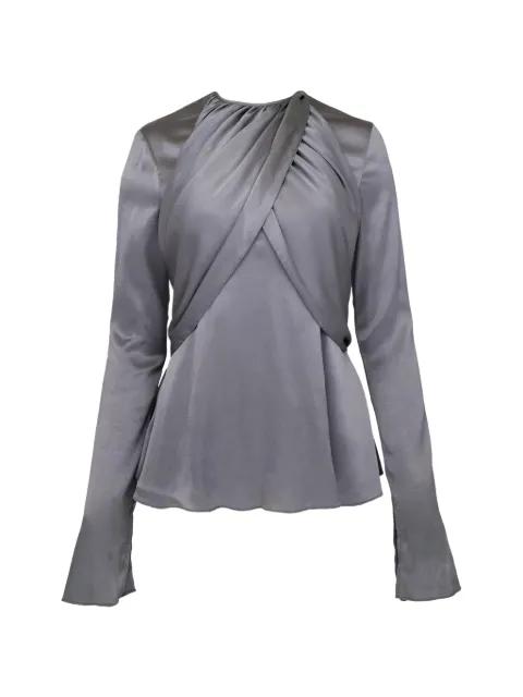 Elowen twisted long-sleeve top by AZEEZA