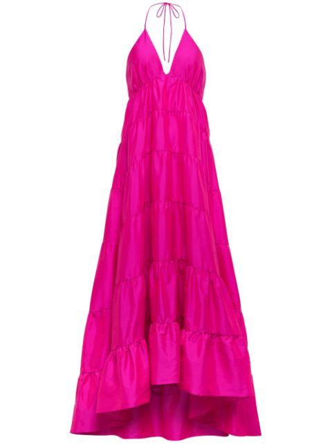 Kitty Olesia tiered maxi dress by AZEEZA