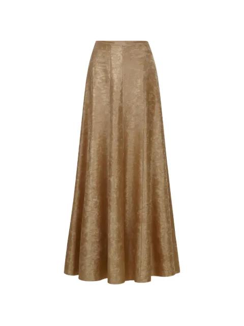 Soren lamé maxi skirt by AZEEZA