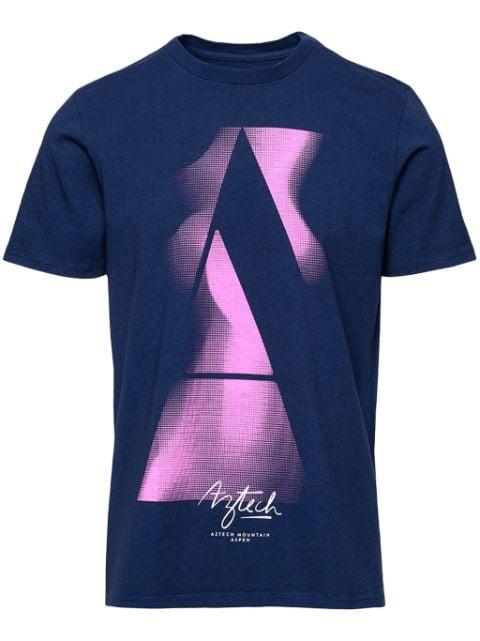 Altitude logo-print cotton T-shirt by AZTECH MOUNTAIN
