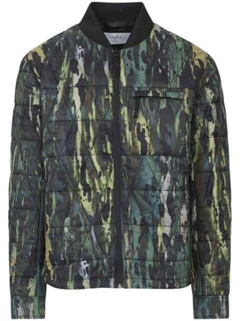 Corkscrew camouflage-print ski jacket by AZTECH MOUNTAIN