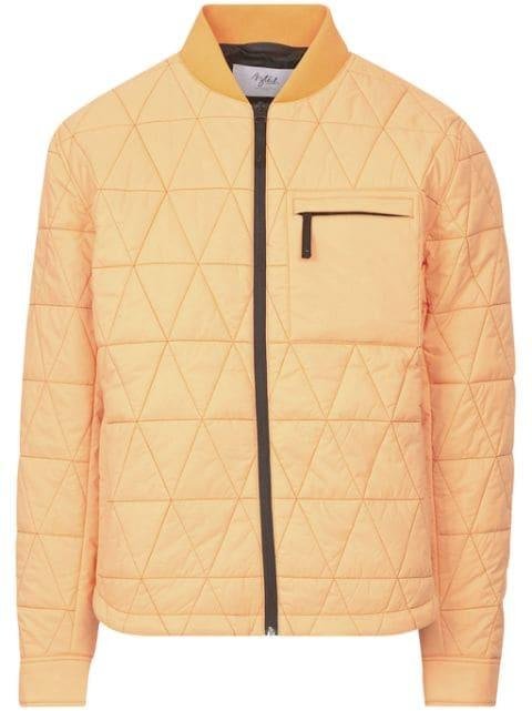 Corkscrew diamond-quilted ski jacket by AZTECH MOUNTAIN