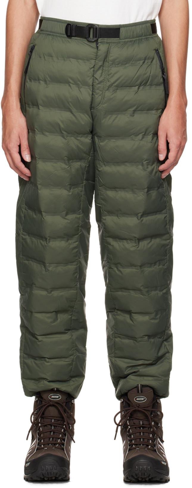 Green Ozone Insulated Lounge Pants by AZTECH MOUNTAIN