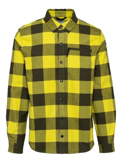 Loge Peak check zip ski shirt by AZTECH MOUNTAIN