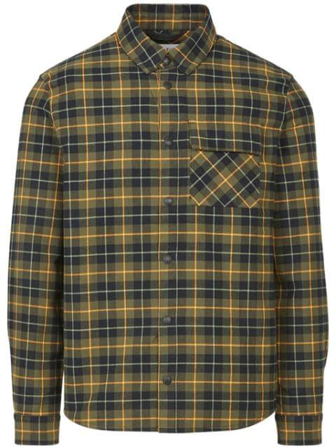 Loge Peak plaid cotton shirt by AZTECH MOUNTAIN