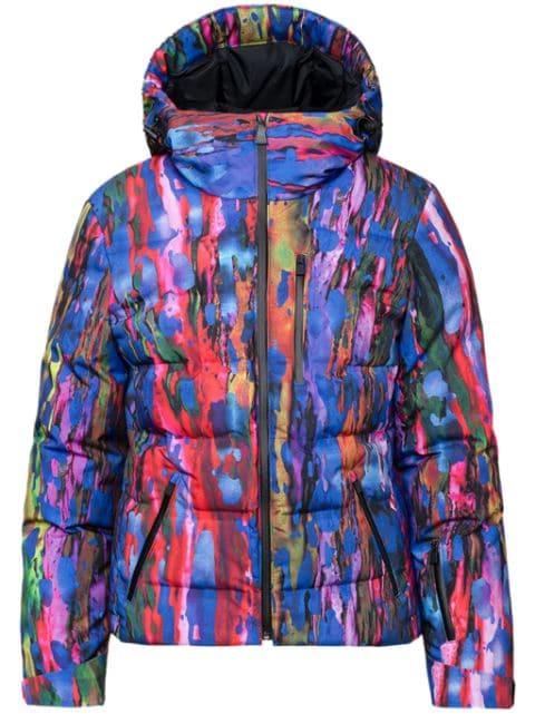 Nuke abstract-print padded jacket by AZTECH MOUNTAIN