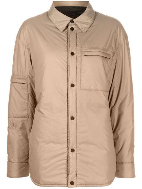 Pillow padded shirt jacket by AZTECH MOUNTAIN