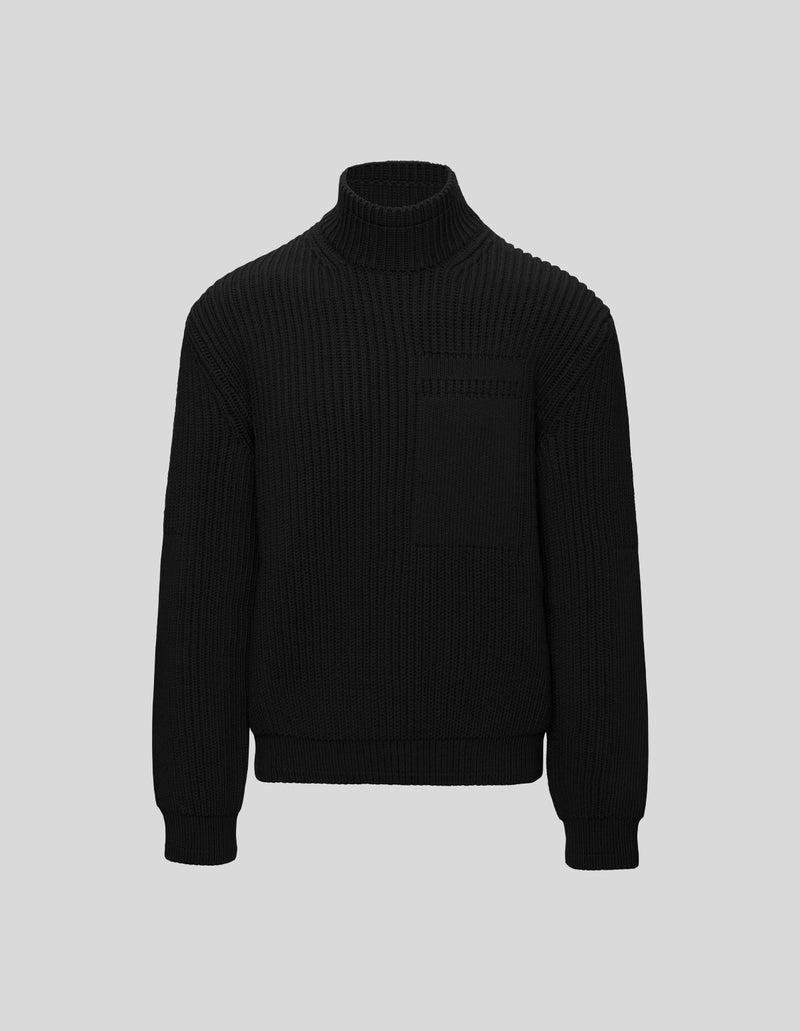 Rosa Alpina Ribbed Turtleneck by AZTECH MOUNTAIN