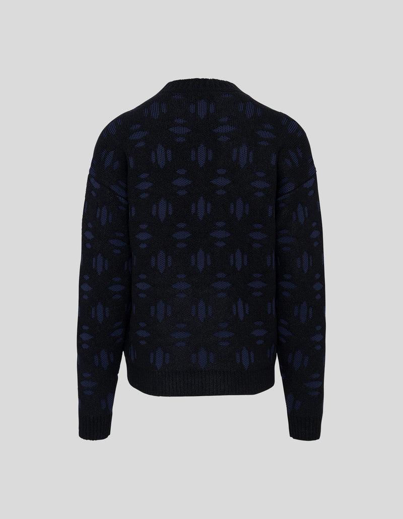 Snowflake Cashmere Crew by AZTECH MOUNTAIN