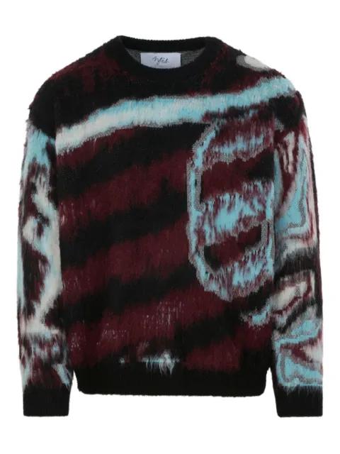 futuristic crew sweater by AZTECH MOUNTAIN