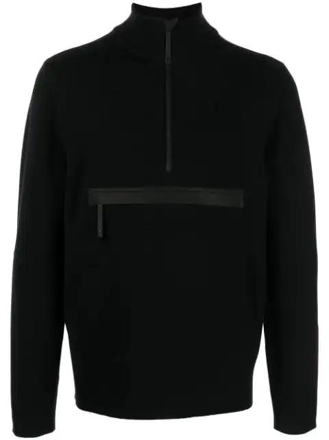 half-zip rollneck sweater by AZTECH MOUNTAIN