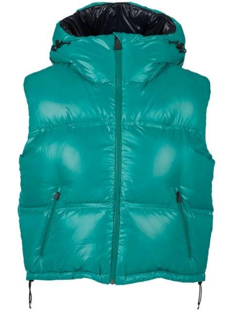 hoodied padded gilet by AZTECH MOUNTAIN