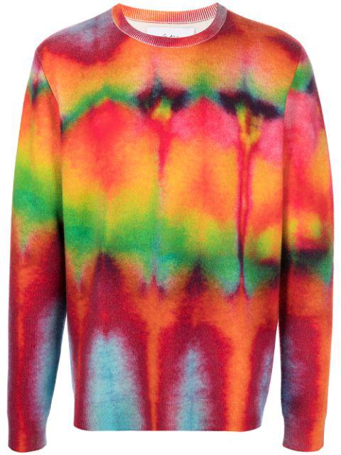 tie-dye pattern sweater by AZTECH MOUNTAIN