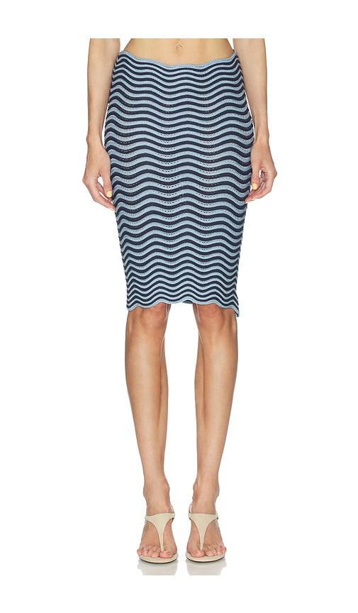 AZULU Gia Skirt in Navy by AZULU