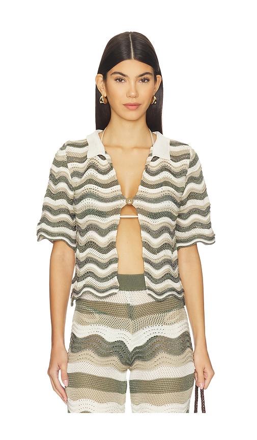 AZULU Martina Top in Olive by AZULU