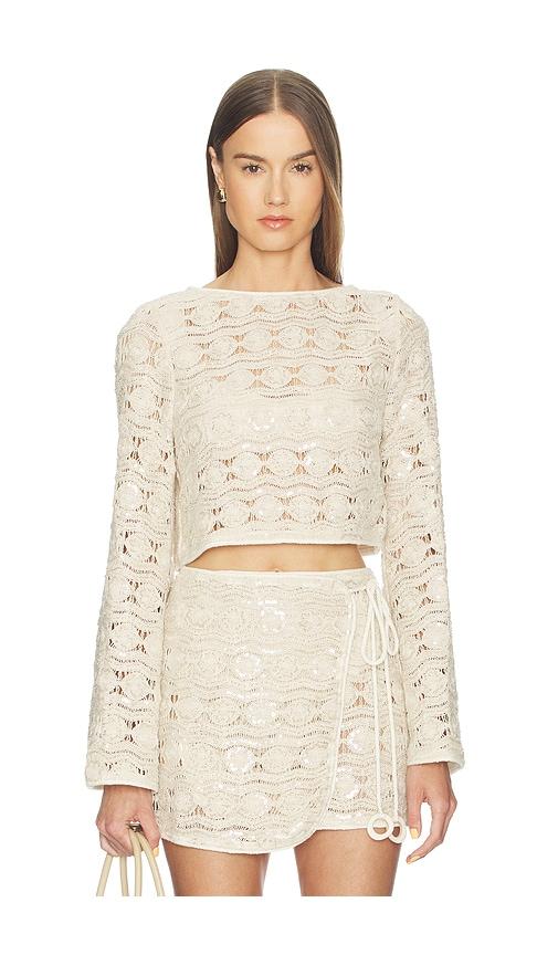 AZULU Nico Top in Beige by AZULU