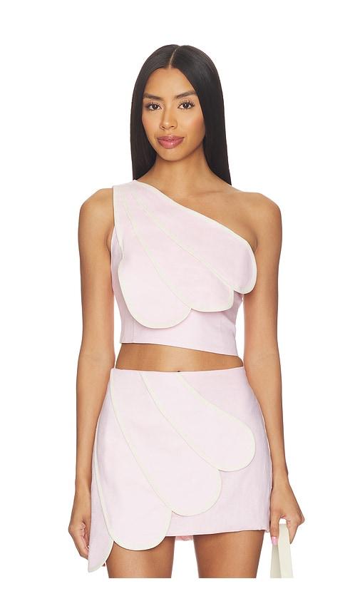 AZULU Sandy Top in Pink by AZULU