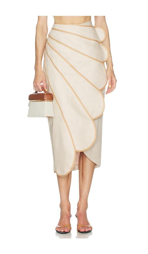 AZULU Sango Skirt in Tan by AZULU