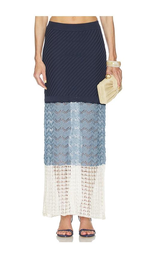 AZULU Topanga Skirt in Blue by AZULU