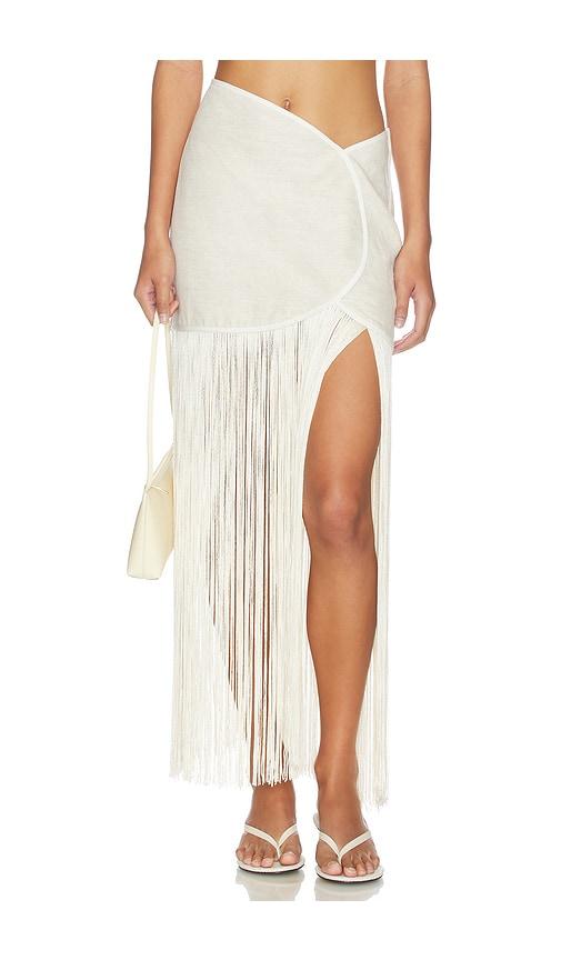 AZULU x REVOLVE Joelle Skirt in Beige by AZULU
