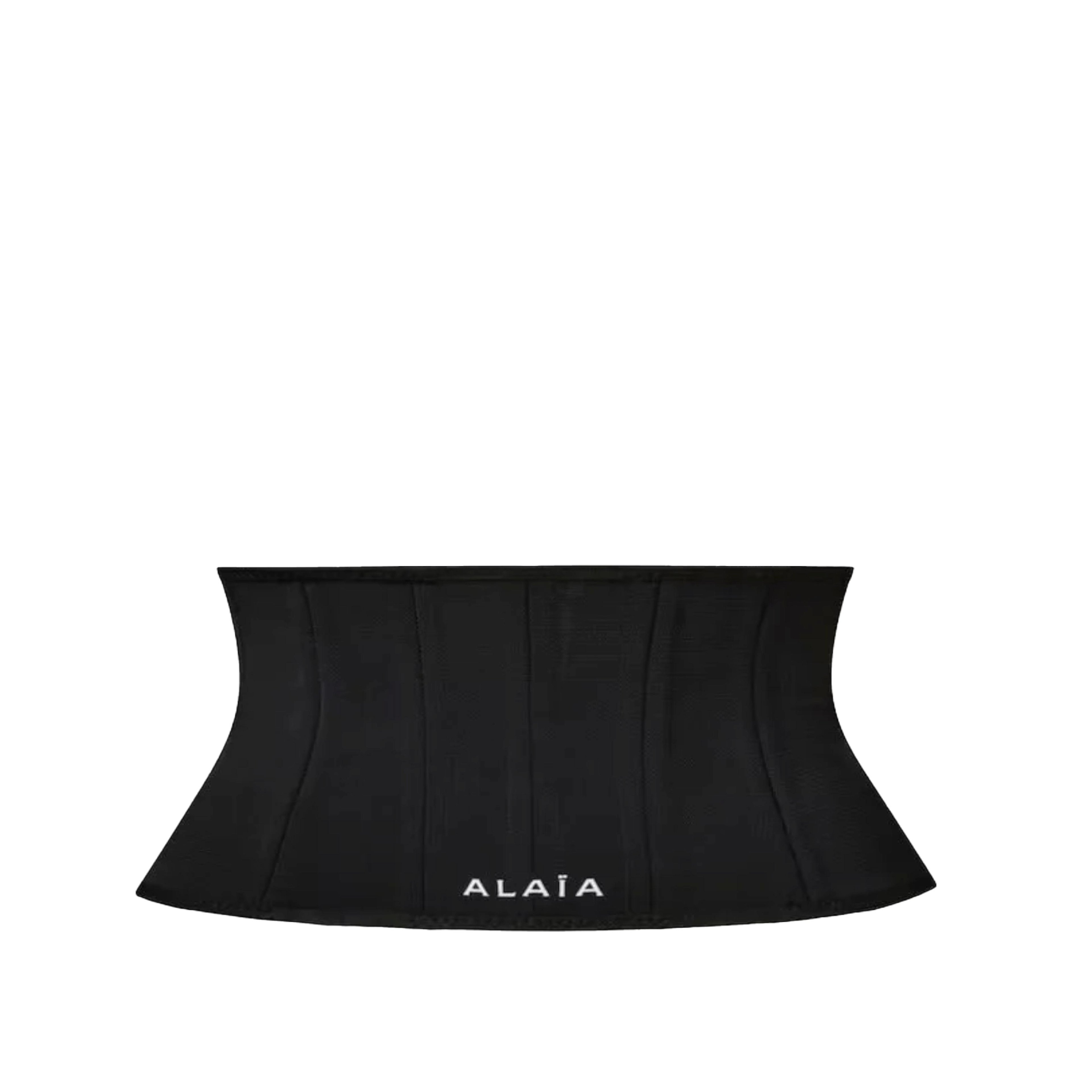 ALAÏA - Women's Belt Corset - (Black) by AZZEDINE ALAIA