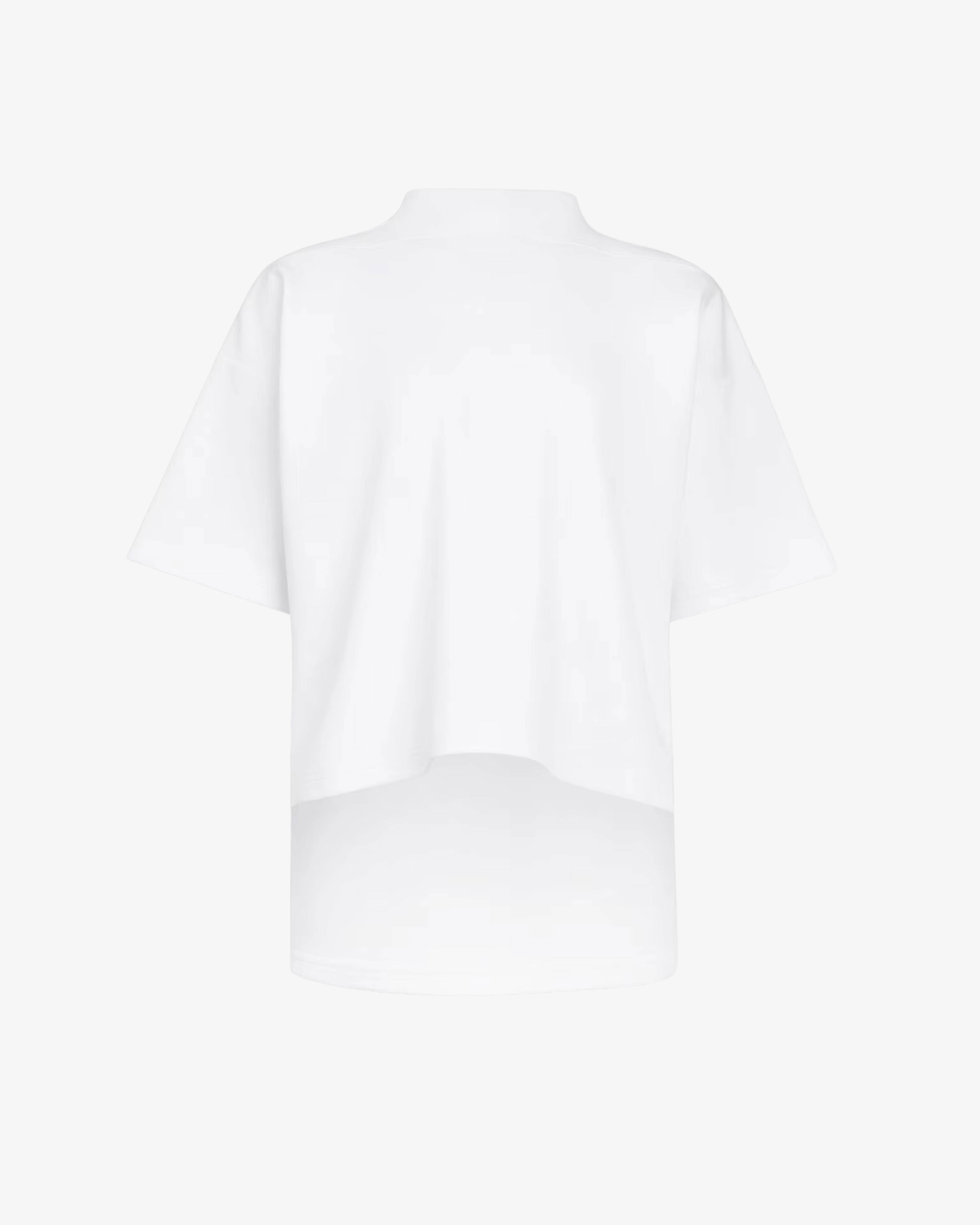 ALAÏA - Women's Boxy T-Shirt - (White000) by AZZEDINE ALAIA