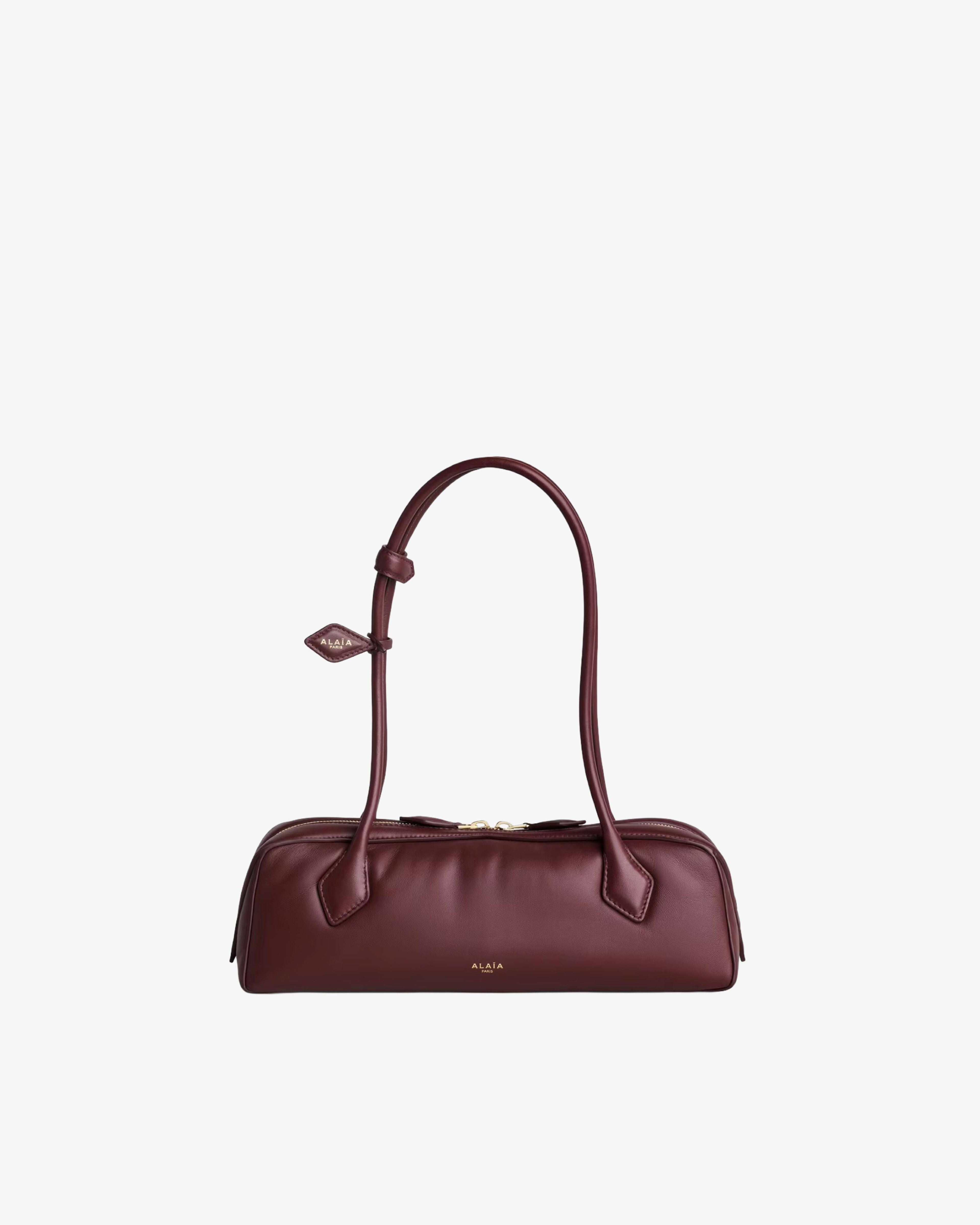 ALAÏA - Women's Le Teckel Medium Bag - (Dark Red325) by AZZEDINE ALAIA