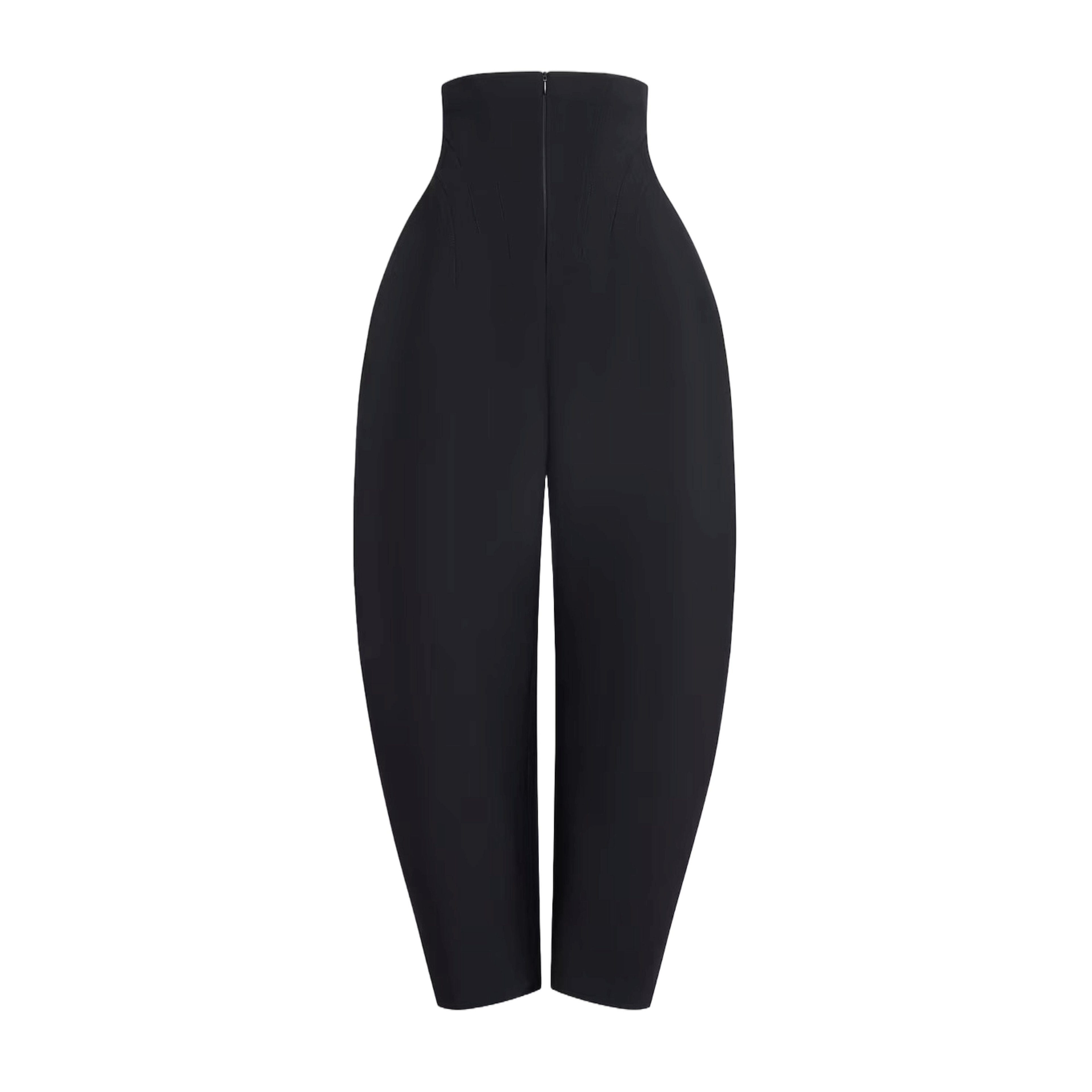 ALAÏA - Women's Round Corset Pant - (Black) by AZZEDINE ALAIA