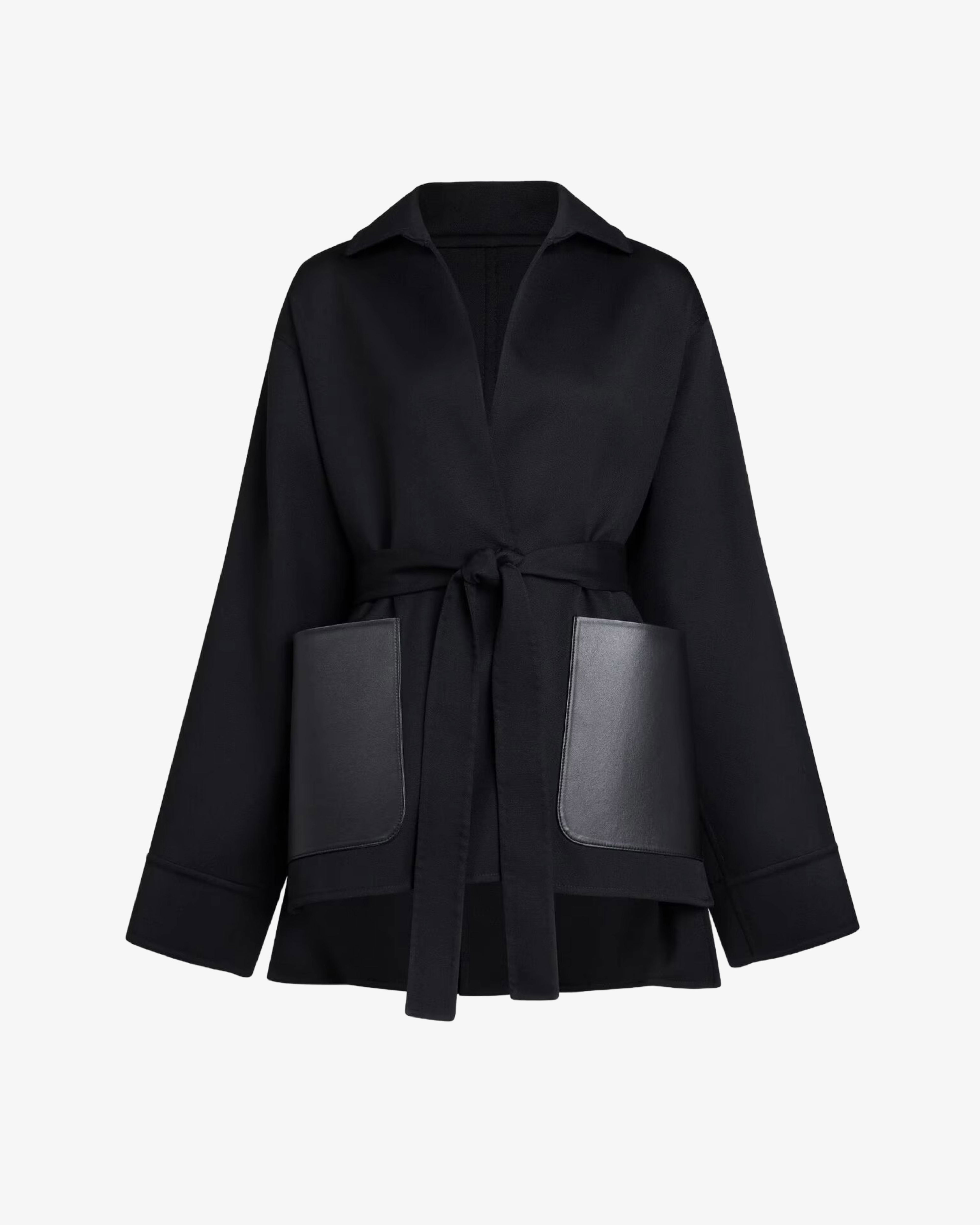 ALAÏA - Women's Wrap Jacket - (Black) by AZZEDINE ALAIA