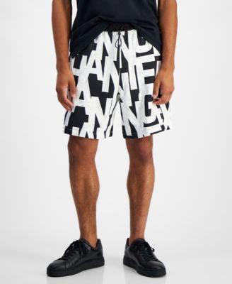 Men's Logo Print Drawstring Sweatshorts by A|X ARMANI EXCHANGE