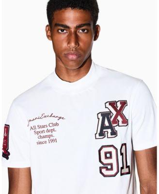 Men's Multi Badge Logo T-Shirt by A|X ARMANI EXCHANGE