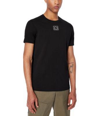 Men's Slim-Fit Box Logo T-Shirt by A|X ARMANI EXCHANGE